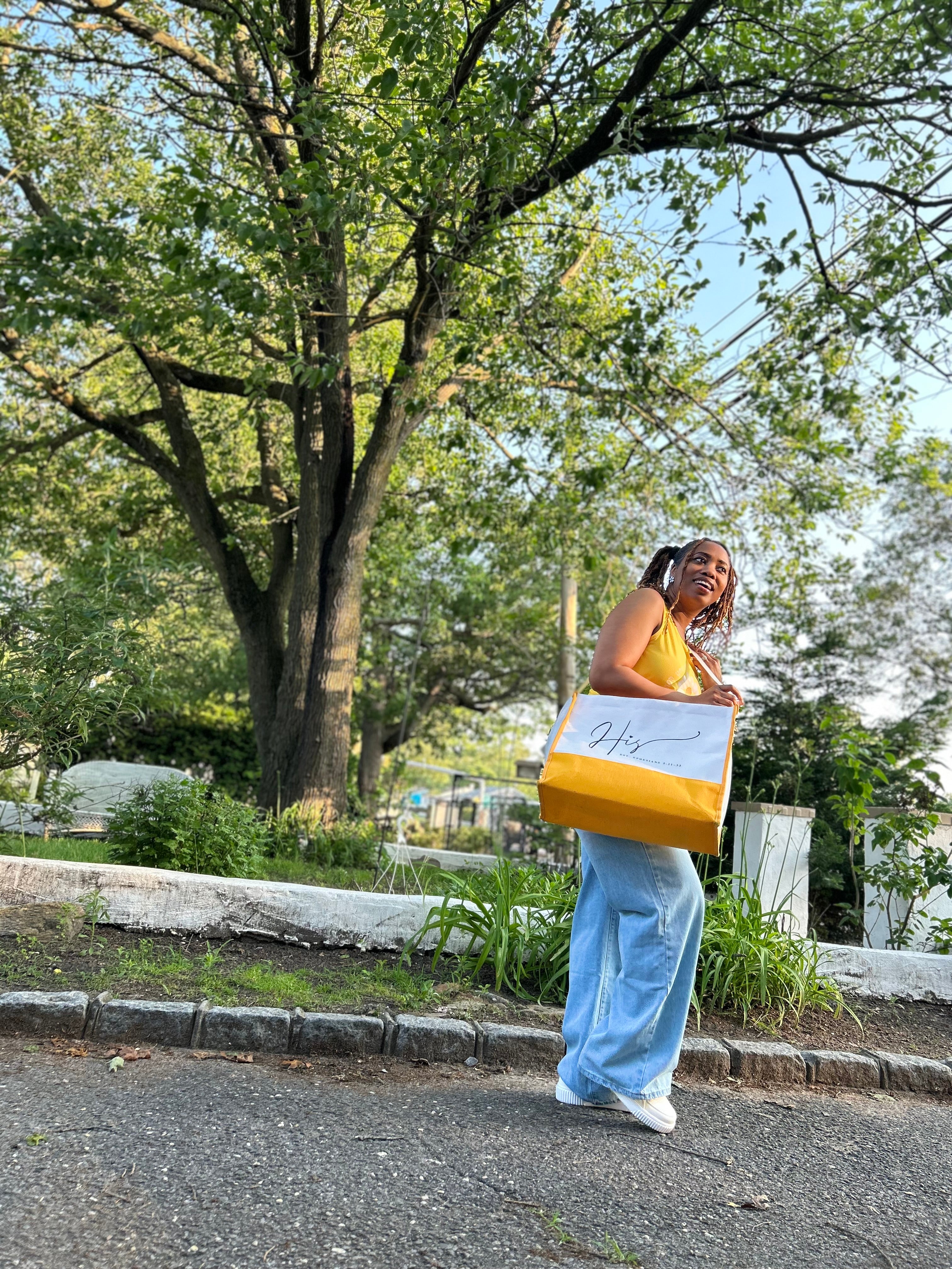 HIS Bag Yellow and White