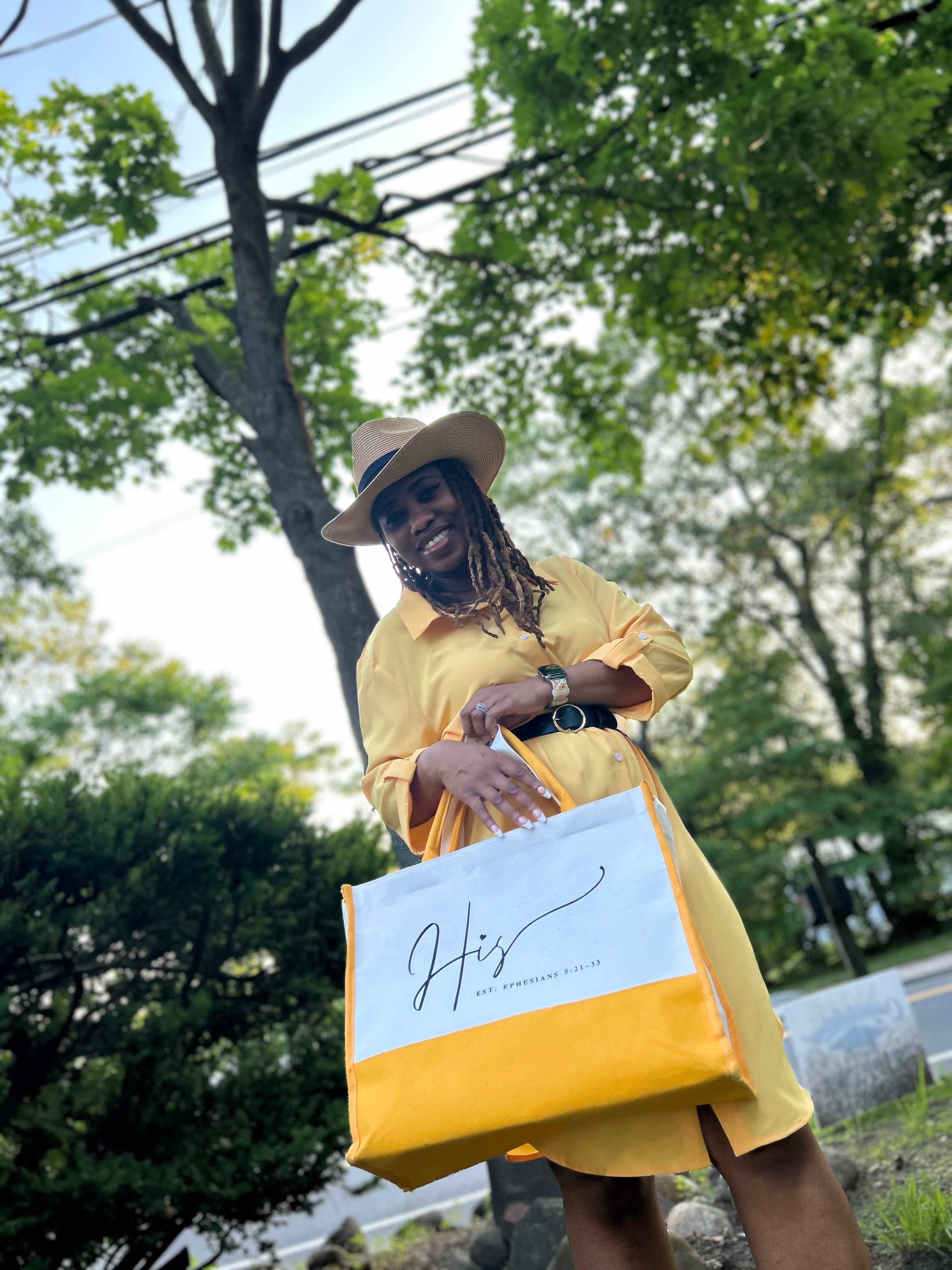 HIS Bag Yellow and White